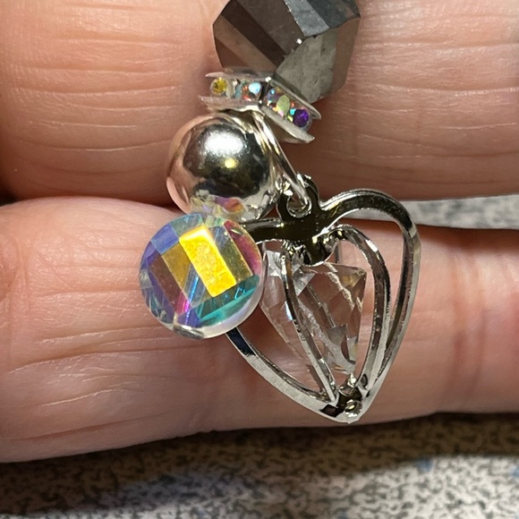 Cinderella stiletto heel charm purse bling or keychain -stunner - Picture 10 of 12